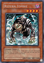 Return Zombie - PP01-EN006 - Secret Rare - Unlimited Edition Return Zombie - PP01-EN006 - Secret Rare - Unlimited Edition
