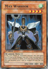 Max Warrior - DP09-EN009 - Rare - 1st Edition Max Warrior - DP09-EN009 - Rare - 1st Edition