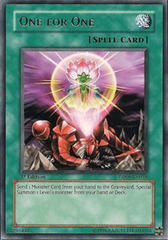 One for One - DP09-EN018 - Rare - 1st Edition One for One - DP09-EN018 - Rare - 1st Edition