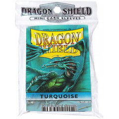 Dragon Shield 50 Count Yugioh Sized Sleeves - Turquoise Dragon Shield 50 Count Yugioh Sized Sleeves - Turquoise