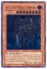 Destiny Hero - Dogma - POTD-EN014 - Ultimate Rare - 1st Edition Destiny Hero - Dogma - POTD-EN014 - Ultimate Rare - 1st Edition