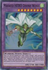 Masked HERO Divine Wind - SDHS-EN043 - Super Rare - 1st Edition Masked HERO Divine Wind - SDHS-EN043 - Super Rare - 1st Edition