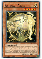 Artifact Aegis - MP15-EN009 - Common - 1st Edition Artifact Aegis - MP15-EN009 - Common - 1st Edition