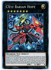 CXyz Barian Hope - MP15-EN189 - Super Rare - 1st Edition CXyz Barian Hope - MP15-EN189 - Super Rare - 1st Edition