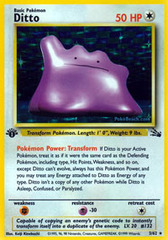 Ditto - 3/62 - Holo Rare - 1st Edition Ditto - 3/62 - Holo Rare - 1st Edition
