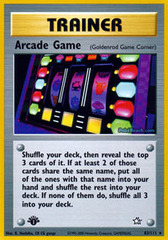 Arcade Game - 83/111 - Rare - 1st Edition Arcade Game - 83/111 - Rare - 1st Edition
