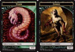 Worm Token // Zombie Token Worm Token // Zombie Token
