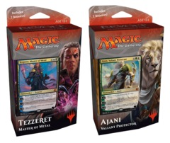 Aether Revolt Planeswalker Deck Set of 2: Tezzeret, Master of Metal & Ajani, Valiant Protector Aether Revolt Planeswalker Deck Set of 2: Tezzeret, Master of Metal & Ajani, Valiant Protector