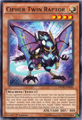 Cipher Twin Raptor - DPDG-EN036 - Rare - 1st Edition Cipher Twin Raptor - DPDG-EN036 - Rare - 1st Edition