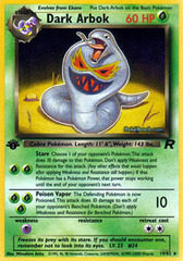 Dark Arbok - 19/82 - Rare - 1st Edition Dark Arbok - 19/82 - Rare - 1st Edition