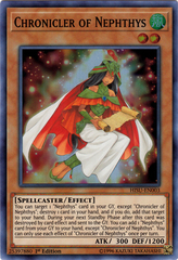 Chronicler of Nephthys - HISU-EN003 - Super Rare - 1st Edition Chronicler of Nephthys - HISU-EN003 - Super Rare - 1st Edition