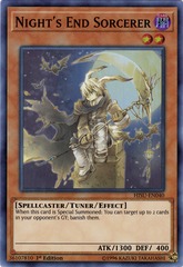 Night's End Sorcerer - HISU-EN040 - Super Rare - 1st Edition Night's End Sorcerer - HISU-EN040 - Super Rare - 1st Edition