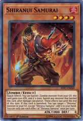 Shiranui Samurai - HISU-EN049 - Super Rare - 1st Edition Shiranui Samurai - HISU-EN049 - Super Rare - 1st Edition