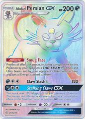 Alolan Persian GX - 257/236 - Secret Rare Alolan Persian GX - 257/236 - Secret Rare