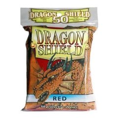 Dragon Shield 50 Count Yugioh Sized Sleeves - Red Dragon Shield 50 Count Yugioh Sized Sleeves - Red