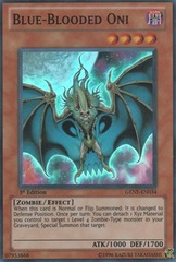 Blue-Blooded Oni - GENF-EN034 - Super Rare - 1st Edition Blue-Blooded Oni - GENF-EN034 - Super Rare - 1st Edition