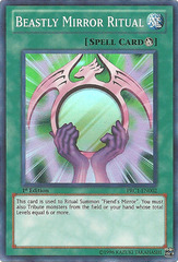 Beastly Mirror Ritual - PRC1-EN002 - Super Rare - 1st Edition Beastly Mirror Ritual - PRC1-EN002 - Super Rare - 1st Edition