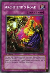 Archfiend's Roar - DCR-099 - Common - 1st Edition Archfiend's Roar - DCR-099 - Common - 1st Edition