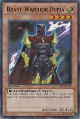 Beast-Warrior Puma - HA07-EN032 - Super Rare - 1st Beast-Warrior Puma - HA07-EN032 - Super Rare - 1st