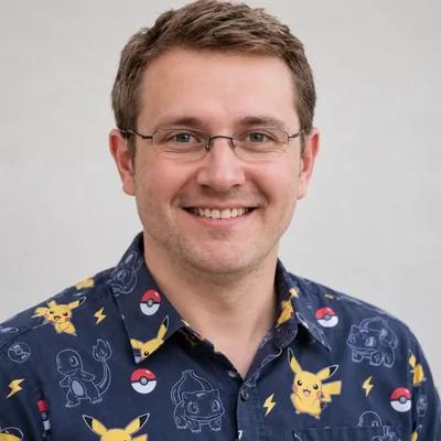 Portrait of David Anderson, lead writer at Near Mint Games