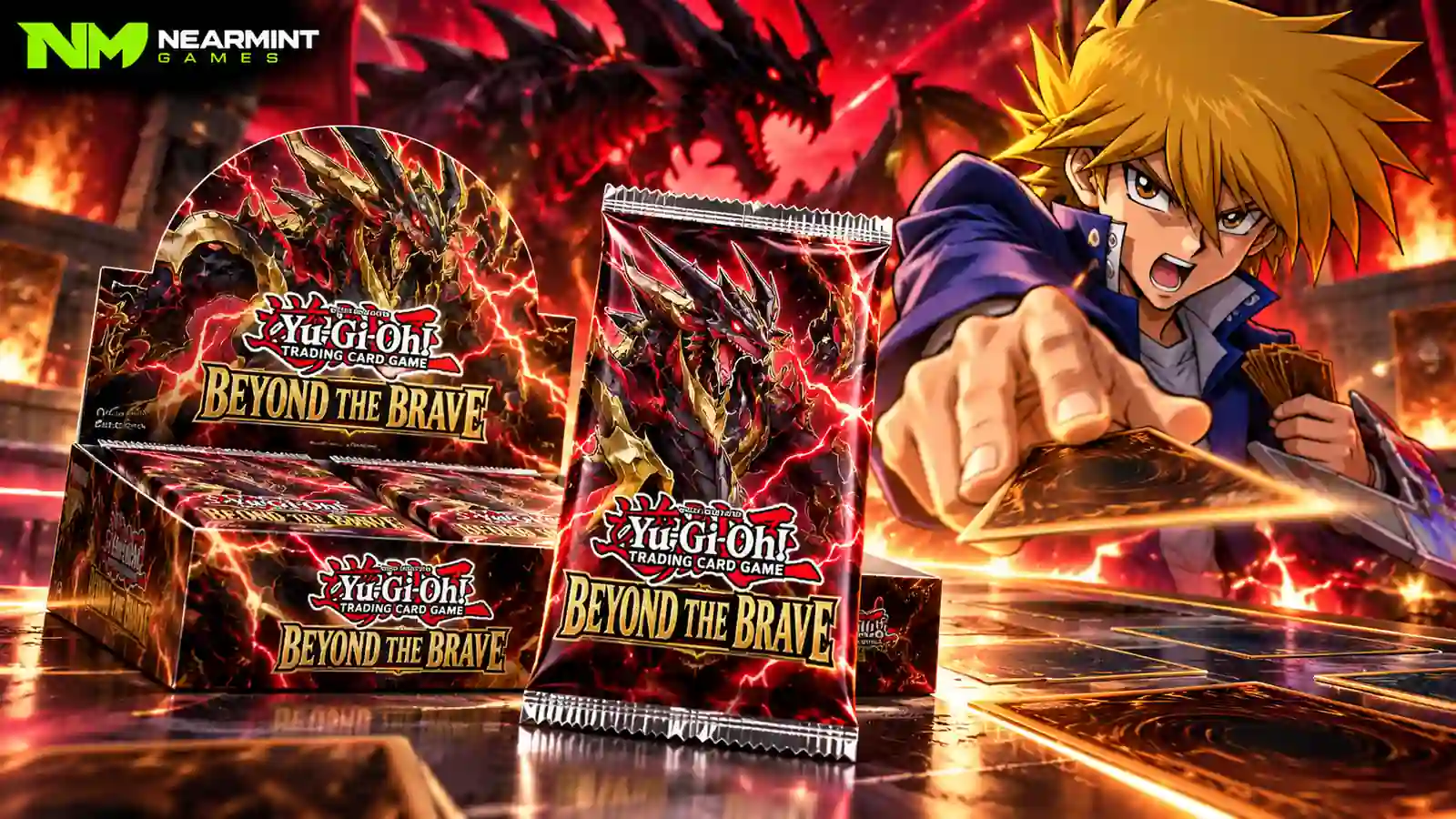 Yu-Gi-Oh! Beyond the Brave booster set featuring Joey Wheeler cards